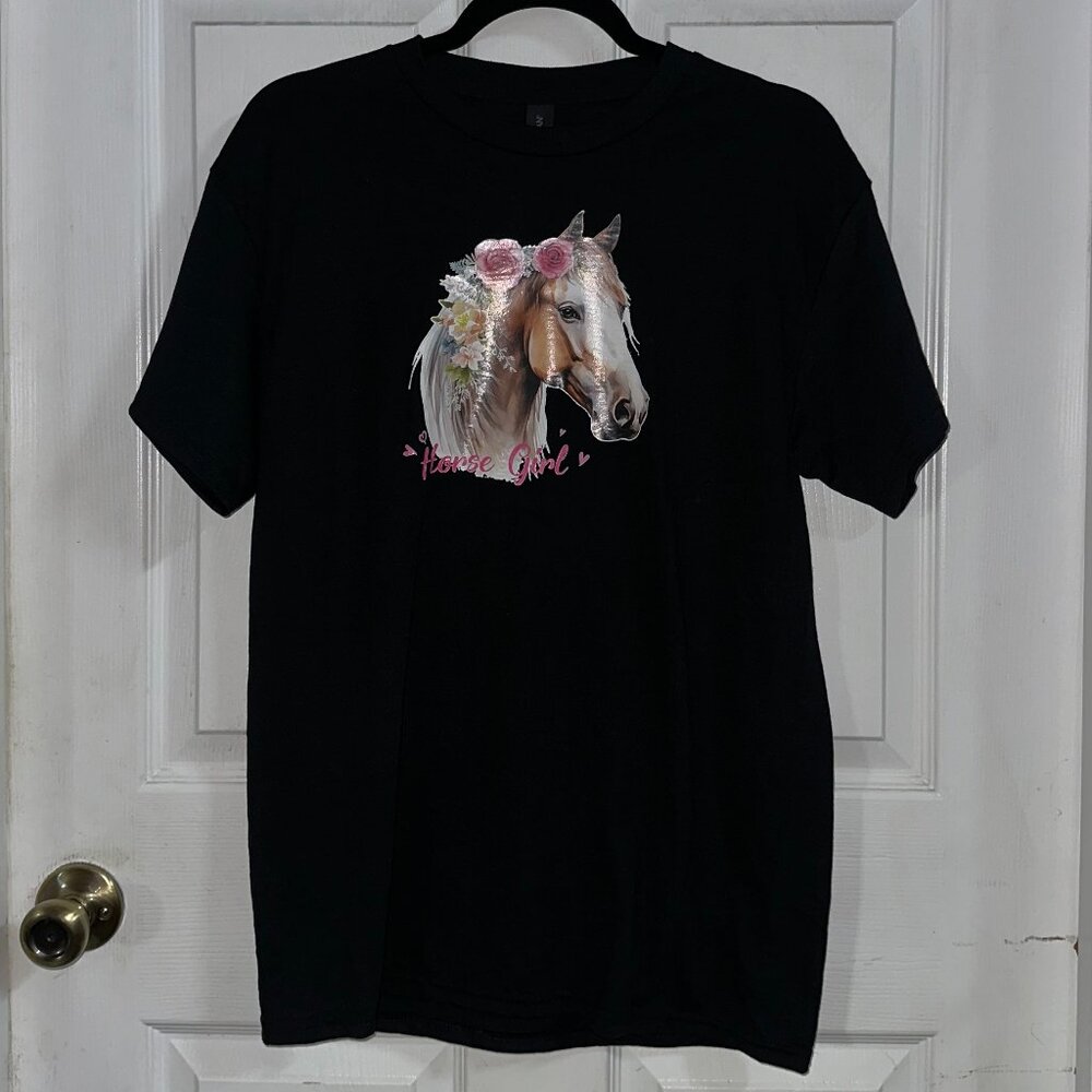 NEW Handcrafted Horse Shirt Size Medium